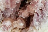 Sparkly, Pink Amethyst Geode Half - Argentina #170167-1
